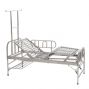 stainless steel double-rocker care bed